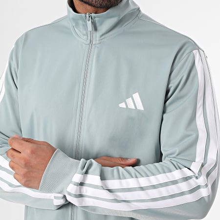 Adidas Sportswear - Ensemble De Survetement A Bandes 3 Stripes KC1356 Vert Clair