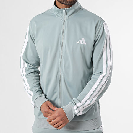Adidas Sportswear - Ensemble De Survetement A Bandes 3 Stripes KC1356 Vert Clair