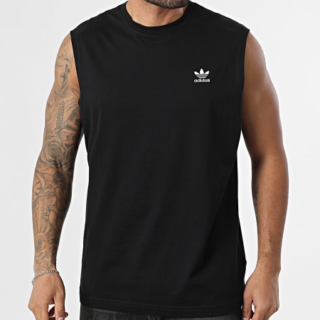 Adidas Originals - Tee Shirt Sans Manches Trefoil Essential KD0691 Noir