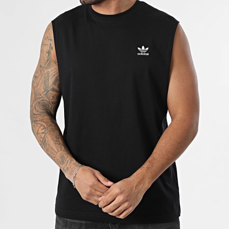 Adidas Originals - Tee Shirt Sans Manches Trefoil Essential KD0691 Noir