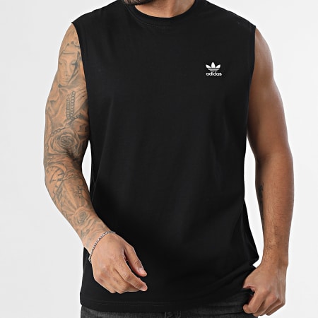 Adidas Originals - Tee Shirt Sans Manches Trefoil Essential KD0691 Noir