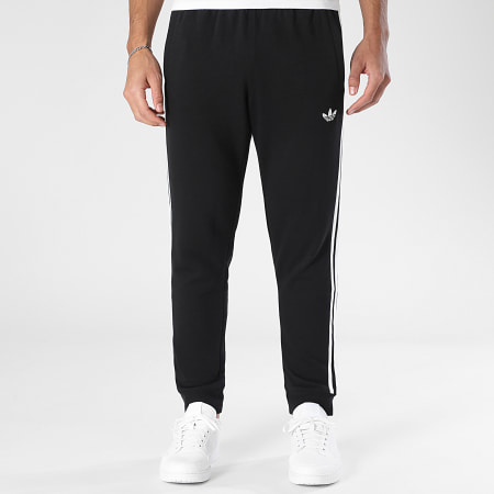 Adidas Originals - Pantalon Jogging A Bandes 3 Stripes KE3562 Noir Blanc