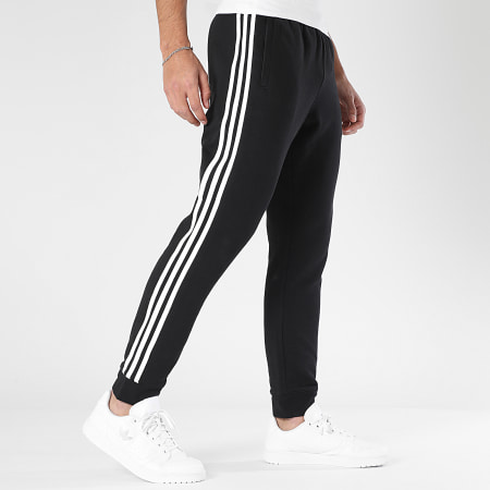 Adidas Originals - Pantalon Jogging A Bandes 3 Stripes KE3562 Noir Blanc