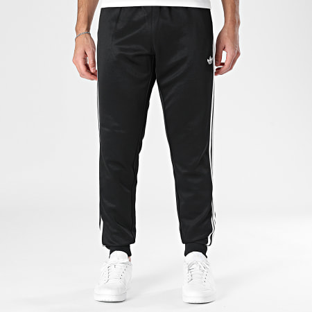 Adidas Originals - Pantalon Jogging A Bandes SST TP KE3517 Noir Blanc