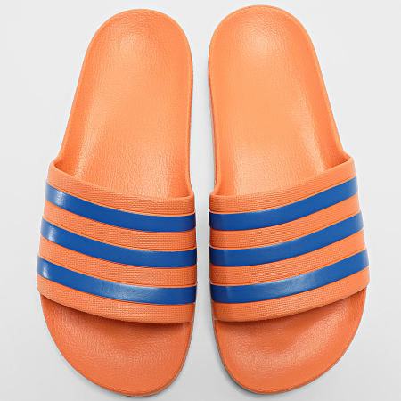 Adidas Sportswear - Claquettes Adilette Aqua IH9010 Royal Blue Dusty Orange
