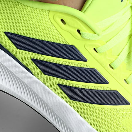 Adidas Sportswear - Baskets Runfalcon 5 JQ6980 Solar Yellow Dark Blue Footwear White