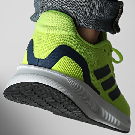 Adidas Sportswear - Baskets Runfalcon 5 JQ6980 Solar Yellow Dark Blue Footwear White