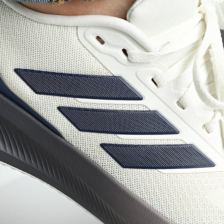 Adidas Sportswear - Baskets Runfalcon 5 JQ6977 Off White Dark Blue Dash Grey