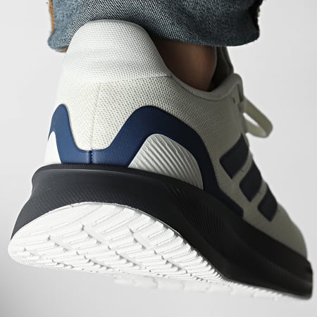 Adidas Sportswear - Baskets Runfalcon 5 JQ6977 Off White Dark Blue Dash Grey