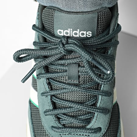 Adidas Performance - Zapatillas Run 70s 2.0 JR2406 Verde Esmeralda Blanco Claro Verde Semi Corto