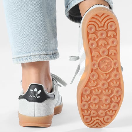 Adidas Originals - Zapatillas Mujer Gazelle Indoor J JP8764 Wonder Silver Footwear White Core Black