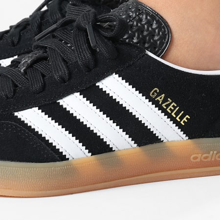 Adidas Originals - Zapatillas Mujer Gazelle Indoor J JQ8701 Core Black Footwear White Gum 2
