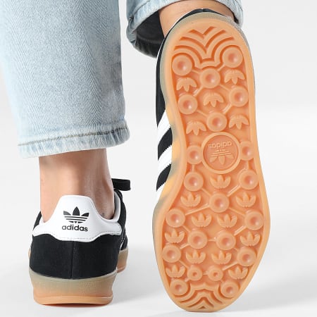 Adidas Originals - Zapatillas Mujer Gazelle Indoor J JQ8701 Core Black Footwear White Gum 2