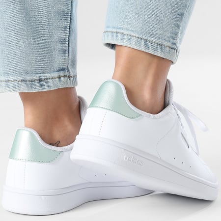 Adidas Performance - Zapatillas Mujer Urban Court IH4899 Footwear Blanco Lino Verde