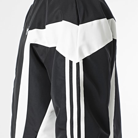 Adidas Originals - Zipped Windbreaker with Stripes JZ6965 Black