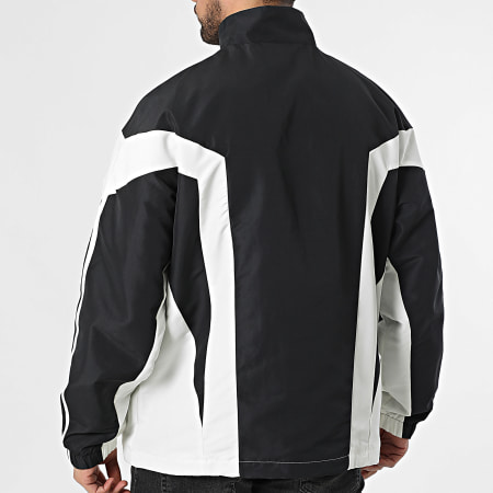 Adidas Originals - Coupe-Vent Zippé A Bandes JZ6965 Noir Beige Clair