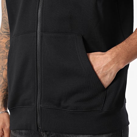 Adidas Originals - Sweat Capuche Zippé Sans Manches Essentials KC7903 Noir