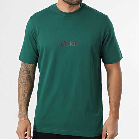 Adidas Sportswear - Tee Shirt Linear JE8997 Vert