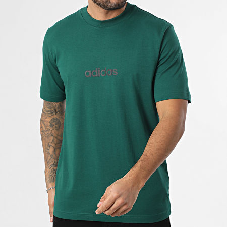 Adidas Sportswear - Tee Shirt Linear JE8997 Vert