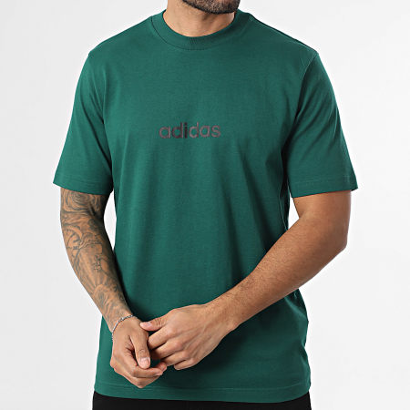 Adidas Sportswear - Tee Shirt Linear JE8997 Vert