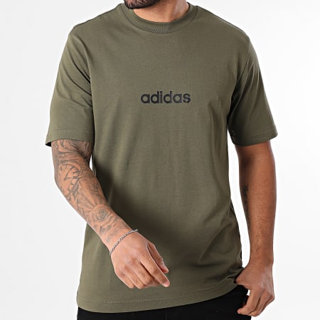 Adidas Sportswear - Tee Shirt Linear JE9001 Vert Kaki