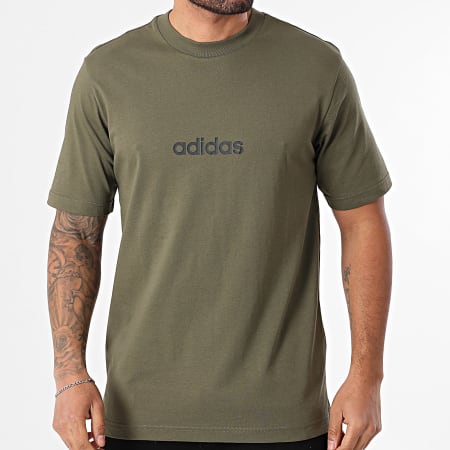 Adidas Sportswear - Tee Shirt Linear JE9001 Vert Kaki