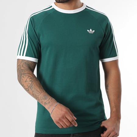 Adidas Originals - Tee Shirt A Bandes 3 Stripes KE3534 Vert