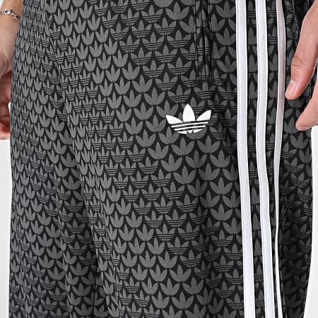 Adidas Originals - Pantalon Jogging A Bandes Firebird KC9159 Noir Gris Anthracite