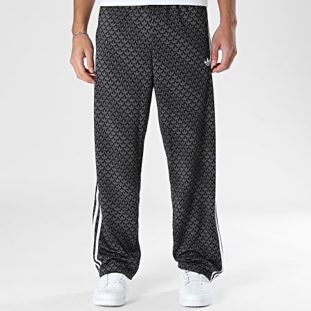 Adidas Originals - Pantalon Jogging A Bandes Firebird KC9159 Noir Gris Anthracite