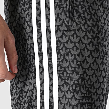 Adidas Originals - Pantalon Jogging A Bandes Firebird KC9159 Noir Gris Anthracite