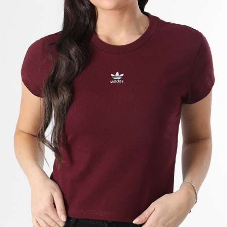 Adidas Originals - Tee Shirt Femme Essential KD1357 Bordeaux
