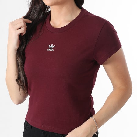 Adidas Originals - Tee Shirt Femme Essential KD1357 Bordeaux