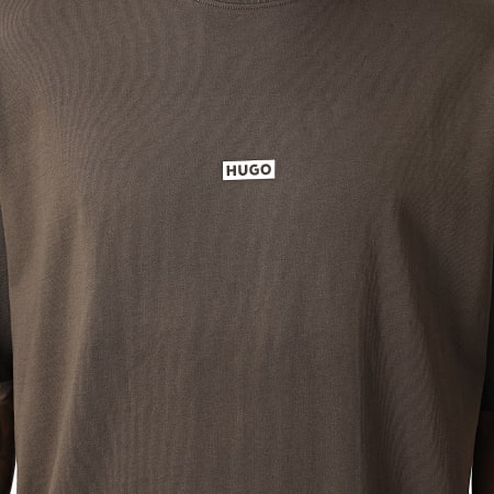 Hugo Blue - Tee Shirt Oversize Nalono 50509776 Marron