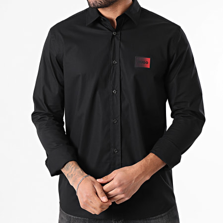 HUGO - Long Sleeve Shirt Emero 50555786 Black - Ryses HUGO - Long Sleeve Shirt Emero 50555786 Black - Ryses