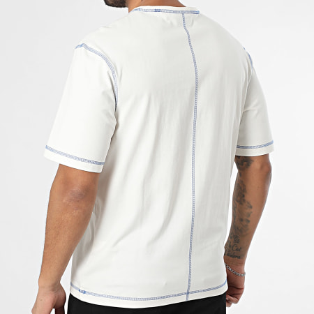Hugo Blue - Tee Shirt Nothal 50553498 Beige Clair Bleu Roi