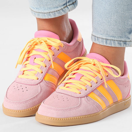 Adidas Performance - Zapatillas Mujer Breaknet Sleek IH1371 Bliss Pink Lucid Tangerine Gum 3