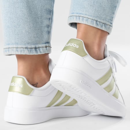 Adidas Performance - Zapatillas Mujer Streettalk IH4316 Footwear White Gold Metallic