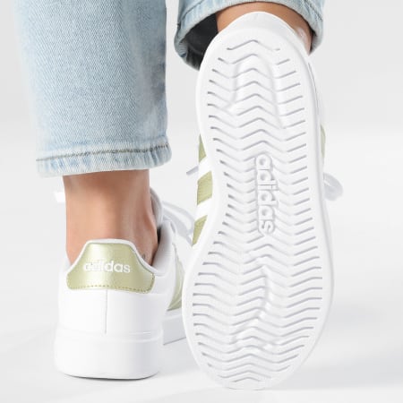 Adidas Performance - Zapatillas Mujer Streettalk IH4316 Footwear White Gold Metallic