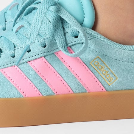 Adidas Performance - Zapatillas Mujer VL Court 3.0 IH6518 Menta Tonito Rosa Bliss Oro Metálico