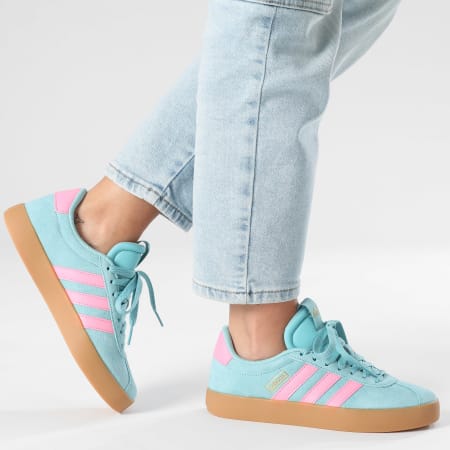 Adidas Performance - Zapatillas Mujer VL Court 3.0 IH6518 Menta Tonito Rosa Bliss Oro Metálico