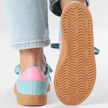 Adidas Performance - Zapatillas Mujer VL Court 3.0 IH6518 Menta Tonito Rosa Bliss Oro Metálico