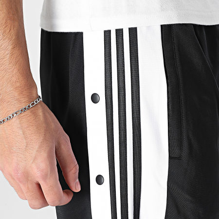 Adidas Originals - Pantalon Jogging A Bandes Adibreak TP KD4094 Noir Blanc