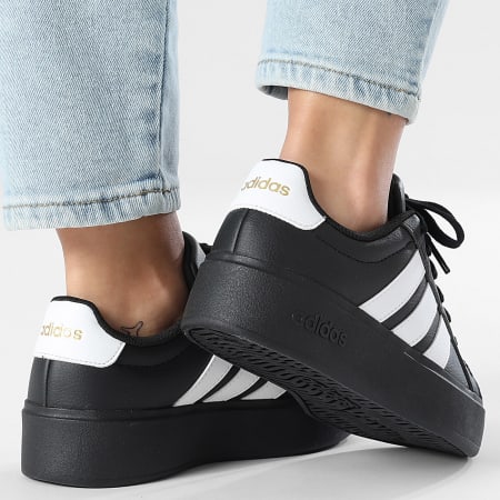 Adidas Performance - Zapatillas Mujer Streettalk Bold KJ3855 Negro Central Footwear Blanco Mate Oro