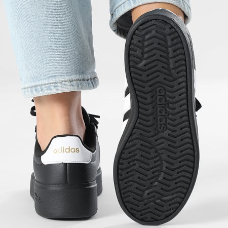 Adidas Performance - Zapatillas Mujer Streettalk Bold KJ3855 Negro Central Footwear Blanco Mate Oro