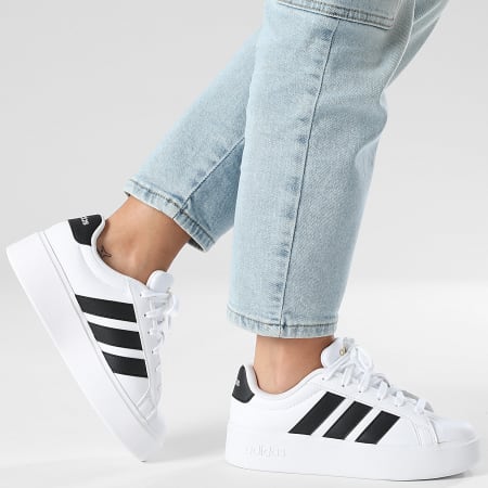 Adidas Sportswear - Baskets Femme Streettalk Bold KJ3856 Footwear White Core Black Matte Gold