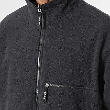 Adidas Originals - Veste Zippée Réversible A Bandes Firebird KS6843 Noir Gris Anthracite