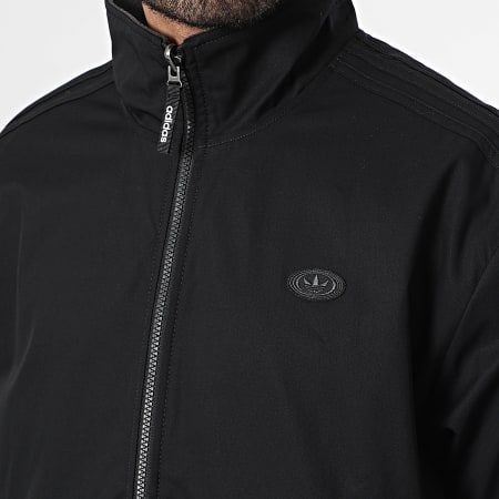 Adidas Originals - Veste Zippée Réversible A Bandes Firebird KS6843 Noir Gris Anthracite