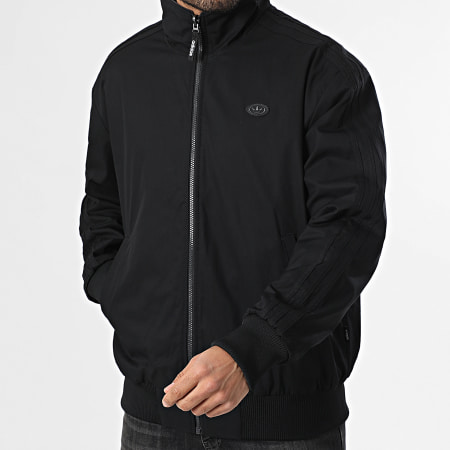 Adidas Originals - Veste Zippée Réversible A Bandes Firebird KS6843 Noir Gris Anthracite