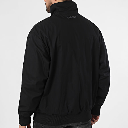 Adidas Originals - Veste Zippée Réversible A Bandes Firebird KS6843 Noir Gris Anthracite