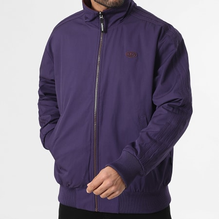 Adidas Originals - Veste Zippée Réversible A Bandes Firebird KS6844 Violet Bordeaux